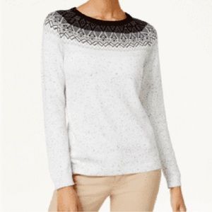 Black and Gray Winter Sweater Plus Size XXL